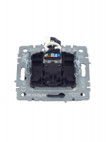 BRITE Розетка компьютерная RJ45 кат.5E РК10-БрМ маренго IEK BR-K10-1-K35