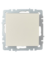 BRITE Выключатель одноклавишный перекрестный 10А ВС10-1-3-БрКр бежевый IEK BR-V13-0-10-K10