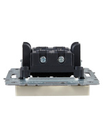 BRITE Выключатель одноклавишный перекрестный 10А ВС10-1-3-БрКр бежевый IEK BR-V13-0-10-K10