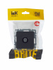 BRITE Розетка TV проходная РТВ10-0-БрГ графит IEK BR-A10-P-K53