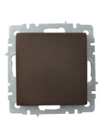 BRITE Выключатель одноклавишный самовозвратный 10А ВС10-1-4-БрТБ темная бронза IEK BR-V14-0-10-K45