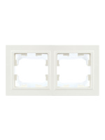 BRITE Рамка 2 поста IP44 РУ-2-БрБ-44 белый IEK BR-M22-44-K01