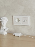 BRITE Рамка 2 поста IP44 РУ-2-БрБ-44 белый IEK BR-M22-44-K01