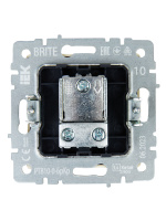 BRITE Розетка TV проходная РТВ10-0-БрКр бежевый IEK BR-A10-P-K10