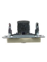 BRITE Розетка TV проходная РТВ10-0-БрКр бежевый IEK BR-A10-P-K10