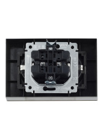 BRITE Розетка двойная с заземлением без защитных шторок 16А в сборе РС12-3-БрШ шампань IEK BR-R21-16-K37-F