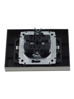 BRITE Розетка двойная с заземлением без защитных шторок 16А в сборе РС12-3-БрШ шампань IEK BR-R21-16-K37-F