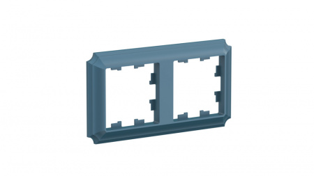 ATLASDESIGN ANTIQUE 2-постовая рамка, универсальная, ИЗУМРУД Systeme Electric ATN100802