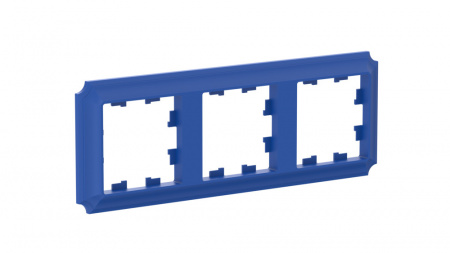 ATLASDESIGN ANTIQUE 3-постовая рамка, универсальная, АКВАМАРИН Systeme Electric ATN101103