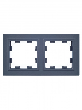 BRITE Рамка 2 поста IP44 РУ-2-БрМ-44 маренго IEK BR-M22-44-K35