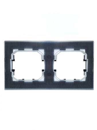 BRITE Рамка 2 поста IP44 РУ-2-БрМ-44 маренго IEK BR-M22-44-K35