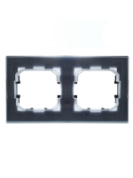 BRITE Рамка 2 поста IP44 РУ-2-БрМ-44 маренго IEK BR-M22-44-K35