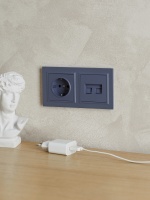 BRITE Рамка 2 поста IP44 РУ-2-БрМ-44 маренго IEK BR-M22-44-K35