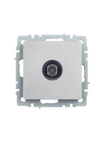 BRITE Розетка TV оконечная РТВ11-0-БрА алюминий IEK BR-A10-O-K47