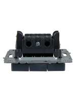 BRITE Выключатель трехклавишный 10А ВС10-3-0-БрМ маренго IEK BR-V30-0-10-K35