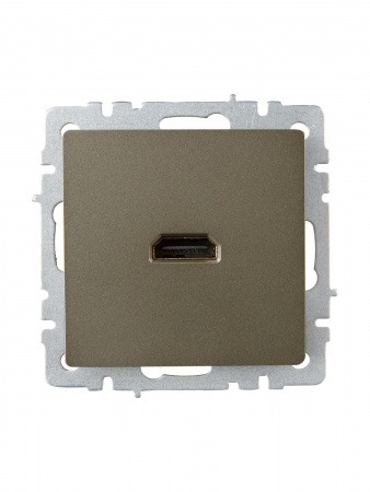 BRITE Розетка HDMI РHDMI-0-БрШ шампань IEK BR-H10-K37