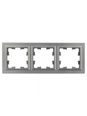 BR-M32-K46 BRITE Рамка 3 поста РУ-3-БрС сталь IEK 