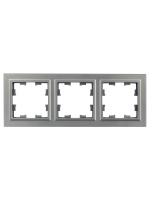 BRITE Рамка 3 поста РУ-3-БрС сталь IEK BR-M32-K46