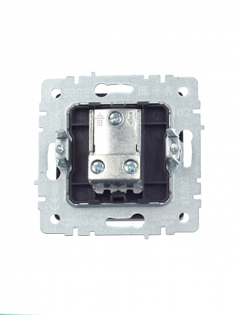 BRITE Розетка TV проходная РТВ10-0-БрЧ черный IEK BR-A10-P-K02