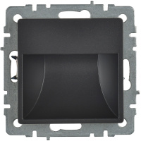 BRITE Подсветка LED встраиваемая ПЛ20-БрЧ черный IEK BR-FL20-K02