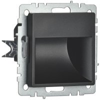 BRITE Подсветка LED встраиваемая ПЛ20-БрЧ черный IEK BR-FL20-K02