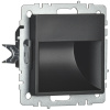 BRITE Подсветка LED встраиваемая ПЛ20-БрЧ черный IEK BR-FL20-K02