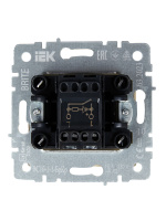 BRITE Выключатель одноклавишный с индикацией 10А ВС10-1-1-БрКр бежевый IEK BR-V10-1-10-K10