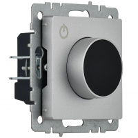 BRITE Термостат электронный с индикацией ТС10-1-БрА алюминий IEK BR-RT11-K47