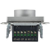 BRITE Термостат электронный с индикацией ТС10-1-БрА алюминий IEK BR-RT11-K47