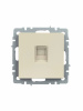 BRITE Розетка компьютерная RJ45 кат.5E РК10-БрКр бежевый IEK BR-K10-1-K10