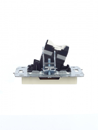 BRITE Розетка компьютерная RJ45 кат.5E РК10-БрКр бежевый IEK BR-K10-1-K10