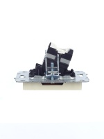 BRITE Розетка компьютерная RJ45 кат.5E РК10-БрКр бежевый IEK BR-K10-1-K10
