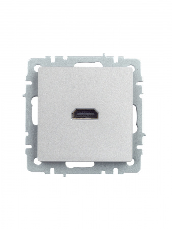 BRITE Розетка HDMI РHDMI-0-БрА алюминий IEK BR-H10-K47
