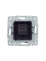 BRITE Розетка HDMI РHDMI-0-БрА алюминий IEK BR-H10-K47