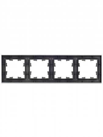 BRITE Рамка 4 поста РУ-4-БрШ шампань IEK BR-M42-K37