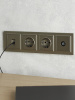 BRITE Рамка 4 поста РУ-4-БрШ шампань IEK BR-M42-K37