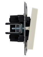 BRITE Выключатель жалюзи 10А ВС10-1-5-БрКр бежевый IEK BR-V15-0-10-K10