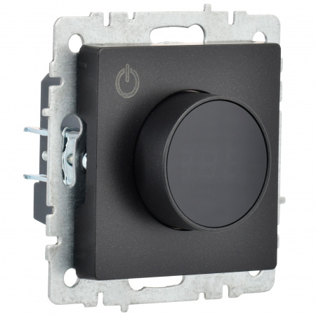 BRITE Термостат электронный с индикацией ТС10-1-БрЧ черный IEK BR-RT11-K02