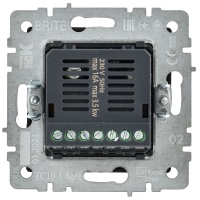 BRITE Термостат электронный с индикацией ТС10-1-БрЧ черный IEK BR-RT11-K02