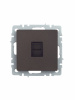 BRITE Розетка компьютерная RJ45 кат.5E РК10-БрТБ темная бронза IEK BR-K10-1-K45