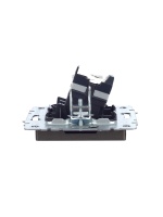BRITE Розетка компьютерная RJ45 кат.5E РК10-БрТБ темная бронза IEK BR-K10-1-K45
