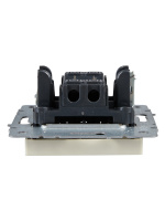 BRITE Выключатель одноклавишный 10А ВС10-1-0-БрКр бежевый IEK BR-V10-0-10-K10