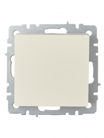 BRITE Выключатель одноклавишный проходной 10А ВС10-1-6-БрКр бежевый IEK BR-V12-0-10-K10