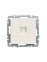 BRITE Розетка компьютерная RJ45 кат.5E РК10-БрЖ жемчуг IEK BR-K10-1-K36