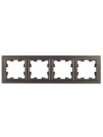 BRITE Рамка 4 поста РУ-4-БрТБ темная бронза IEK BR-M42-K45