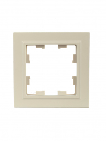 BR-M12-K10 BRITE Рамка 1 пост РУ-1-БрКр бежевый IEK 