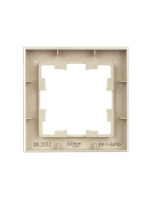 BRITE Рамка 1 пост РУ-1-БрКр бежевый IEK BR-M12-K10