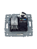 BRITE Розетка двойная TV+RJ45 кат.5E РТВ/РК12-БрЖ жемчуг IEK BR-AK20-1-K36