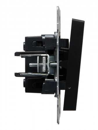 BRITE Выключатель одноклавишный 10А ВС10-1-0-БрЧ черный IEK BR-V10-0-10-K02