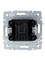 BRITE Выключатель одноклавишный 10А ВС10-1-0-БрЧ черный IEK BR-V10-0-10-K02